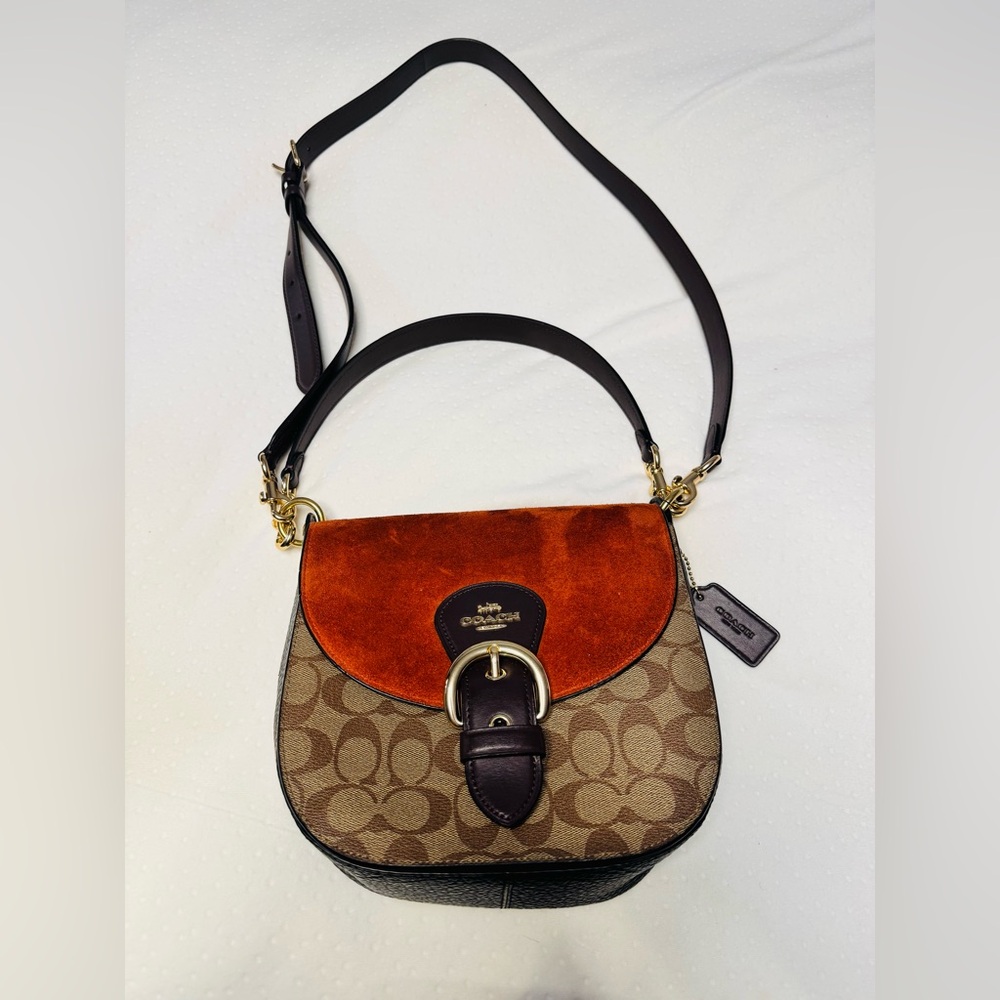 COACH Signature KLEO Shoulder Bag